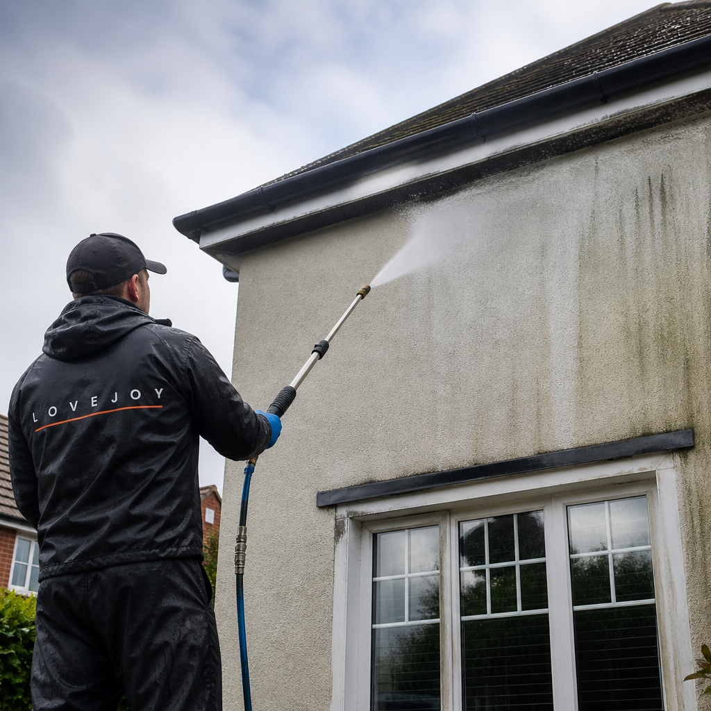 LOVEJOY EXTERIOR CLEANING, Hertfordshire. Services: Soft Washing. Soft washing for delicate exterior surfaces
